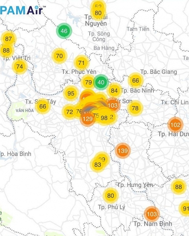 Cơn mưa vàng "cứu cánh" Hà Nội thoát top 10 thành phố ô nhiễm nhất thế giới