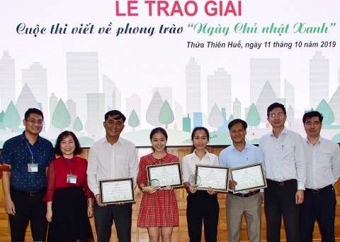Thừa Thiên - Huế: Trao giải cuộc thi về phong trào "Ngày Chủ nhật xanh"