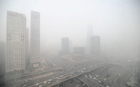 Không khí Hà Nội ô nhiễm ở mức có hại cho sức khỏe