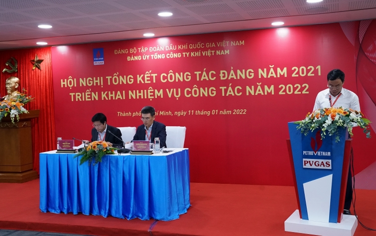 Đảng ủy PV GAS tổng kết công tác năm 2021, triển khai nhiệm vụ năm 2022