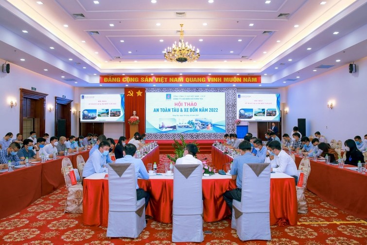 Công ty Chế biến Khí Vũng Tàu tổ chức Hội thảo an toàn tàu và xe bồn năm 2022