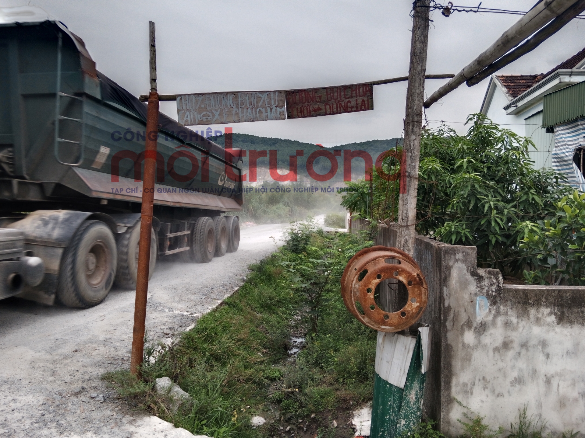 Can Lộc, Hà Tĩnh: Doanh nghiệp khai thác vật liệu xây dựng 