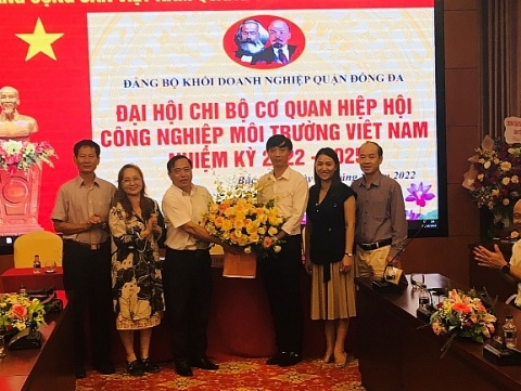 Đại hội Chi bộ Cơ quan Hiệp hội Công nghiệp môi trường Việt Nam (nhiệm kỳ 2022 - 2025) thành công tốt đẹp
