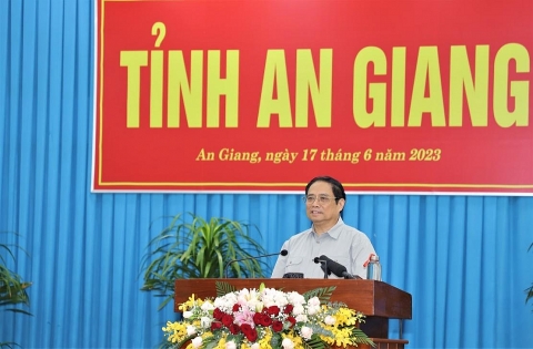 Thủ tướng Phạm Minh Chính: An Giang phải đổi mới sáng tạo để phát triển bứt phá và bền vững