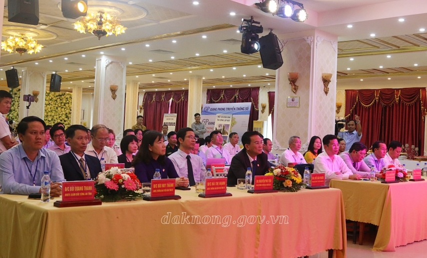 Đại biểu tham dự Chương trình Ngày Chuyển đổi số tỉnh Đắk Nông. (Ảnh: daknong.gov.vn)