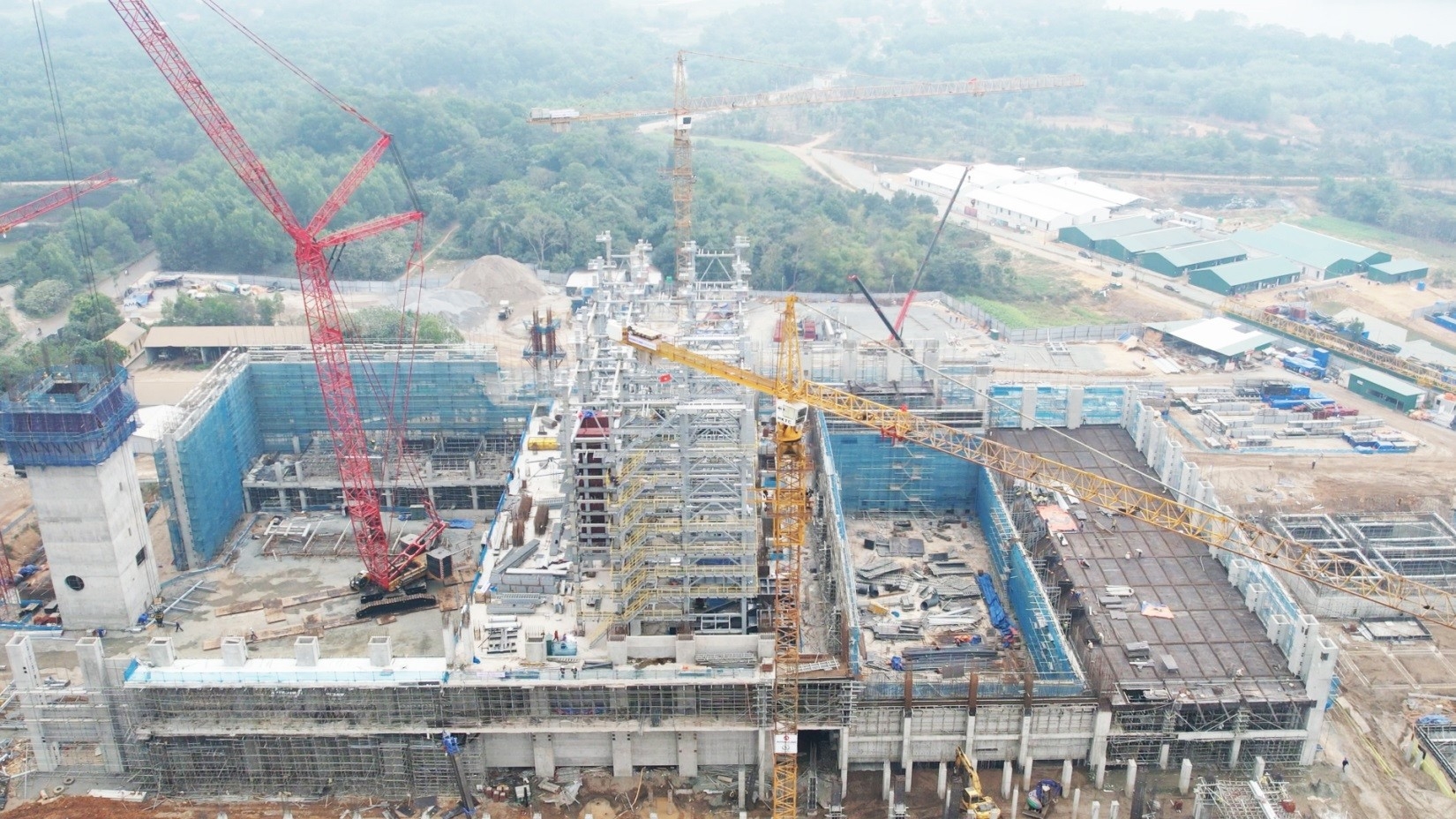 Nhà máy điện rác Seraphin sau hơn 1 năm khởi công xây dựng