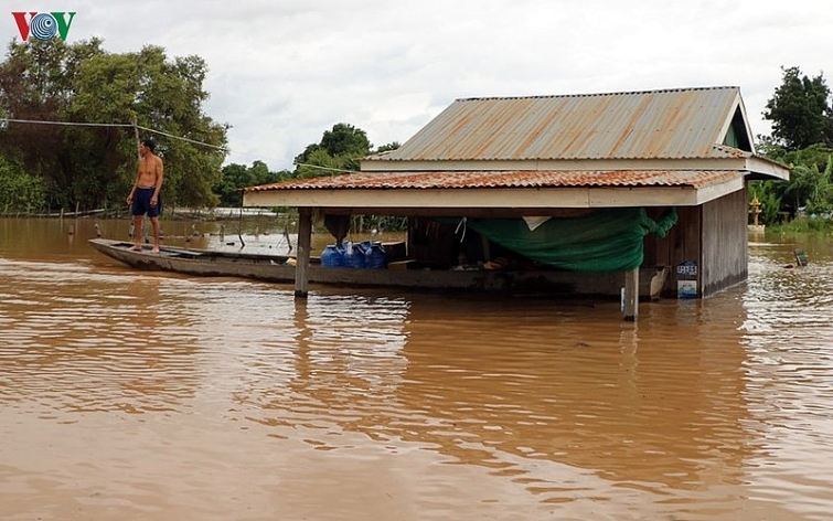 11 người chết vì lũ lụt tại Campuchia
