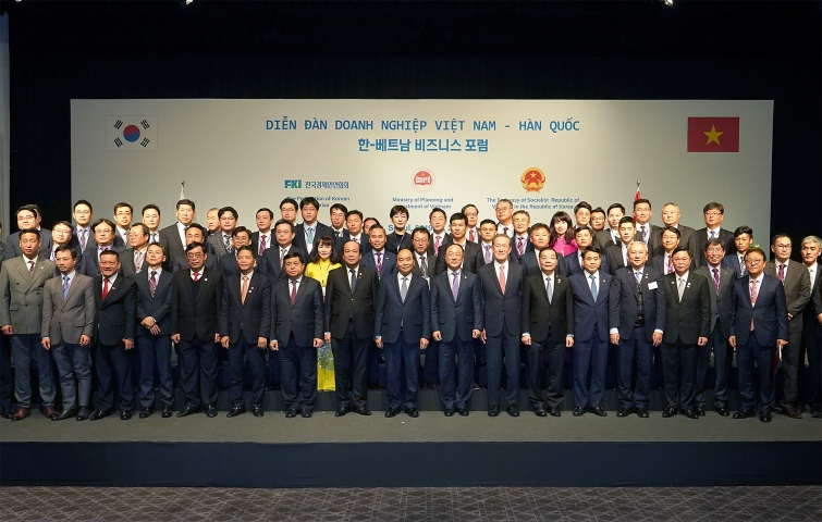 Thủ tướng: Mong kỳ tích mới trong quan hệ hợp tác Hàn-Việt