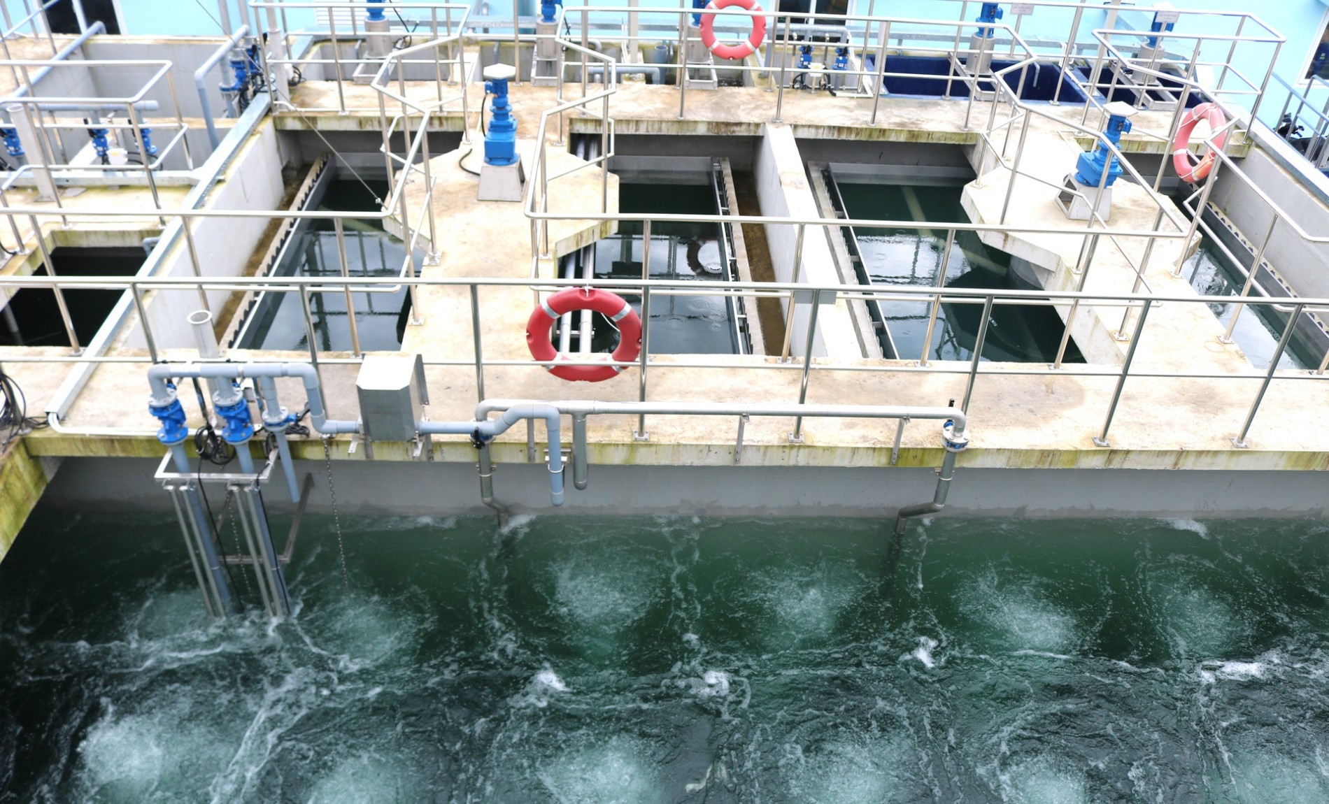 Hệ thống xử lý nước thải được đầu tư hiện đại phù hợp các quy định của pháp luật