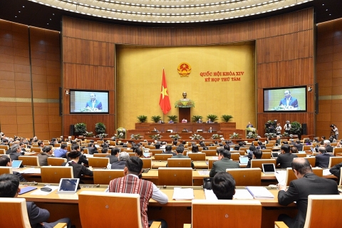 Quốc hội xem xét sửa đổi, bổ sung Luật Tổ chức Quốc hội