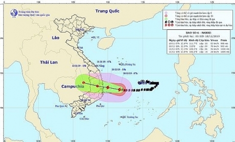 Bão số 6 sẽ đổ bộ trong 24h tới, cảnh báo mưa lớn, lũ quét tại các tỉnh miền Trung