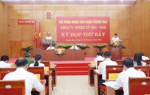 Quận Hoàng Mai, Hà Nội: Thu ngân sách 6 tháng đầu năm ước đạt 52% dự toán