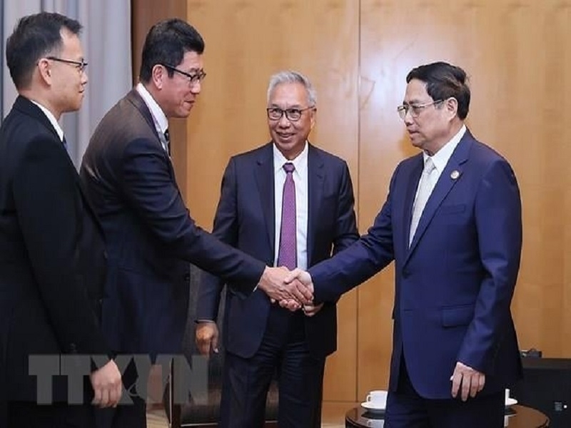 Thủ tướng Phạm Minh Chính tiếp các tập đoàn hàng đầu Indonesia